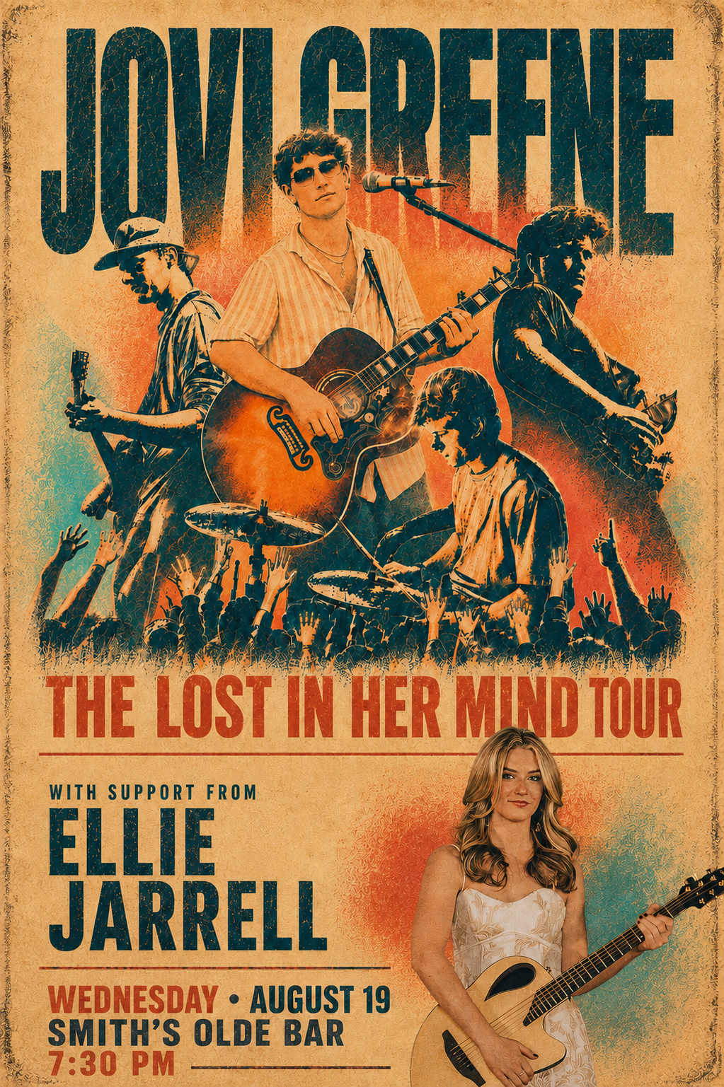Ellie Jarrell opening for Jovi Greene at Smith's Olde Bar
